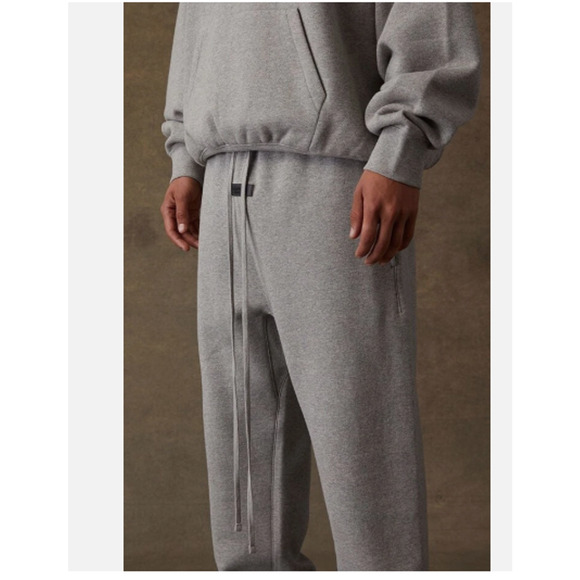 Fear Of God Essentials Dark Oatmeal Joggers XS Oversized NWT Ships Same Biz Day - Picture 4 of 11